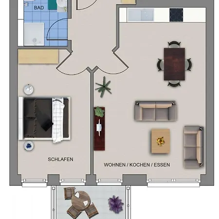 Haus Ebenezer 208 Moewe Apartamento Büsum